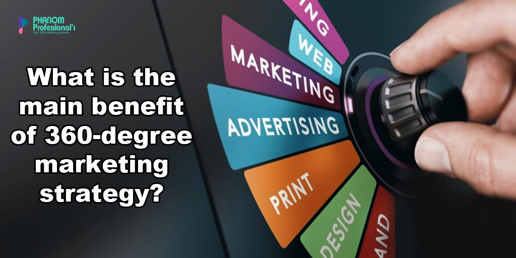 What is the main benefit of 360-degree marketing strategy
